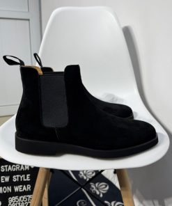 Men's Classic Suede Chelsea Boots 'Black'