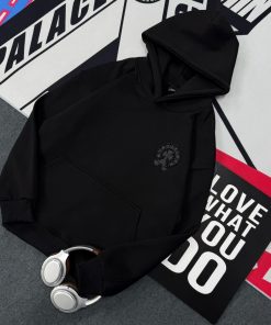 Chrome Hearts Horseshoe-Logo Graphic Hoodie 'Black'