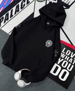Chrome Hearts Plus Cross Horseshoe Hoodie 'Black'