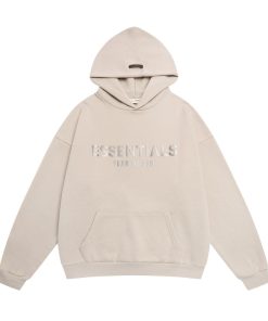 Fear of God Essentials Fleece Hoodie 'Beige'