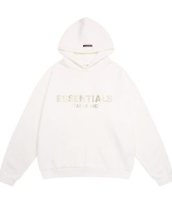 Fear of God Essentials Fleece Hoodie 'White'