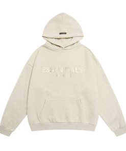 Fear of God Essentials Fleece Hoodie 'Cream'