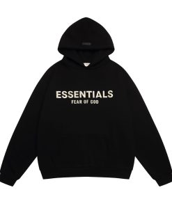 Fear of God Essentials Fleece Hoodie 'Black'