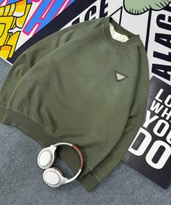 Palace Crewneck Embroidered Triangle Logo Sweatshirt 'Olive Green'