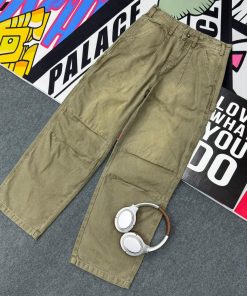 Premium Double-knee Carpenter Pants 'Olive Green'