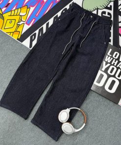 Relaxed Fit Premium Indigo Denim Jogger Pant