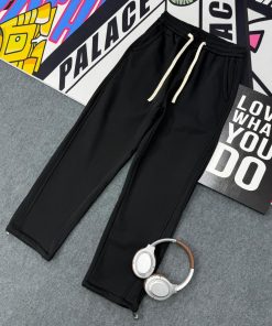 Black Elastic Waist Pants