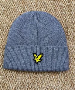 Lyle & Scott Unisex Winter Knit Beanie 'Grey'