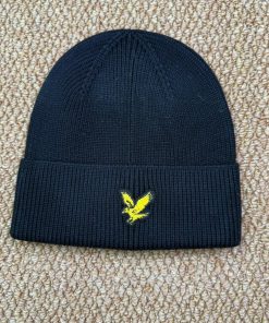 Lyle & Scott Unisex Winter Knit Beanie 'Black'