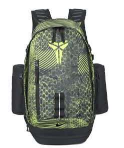 Kobe Bryant Mamba Multi-color Lime Green/Volt & Black Pattern Basketball Backpack
