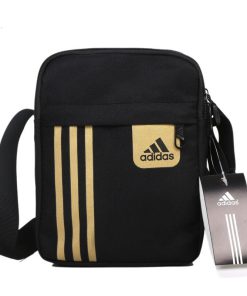 Adidas Crossbody/ Side Bag 'Black & Yellow'