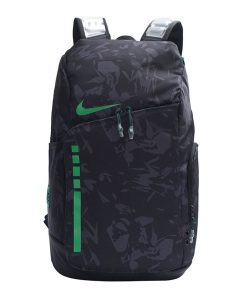 Premium Basketball Graphic Backpack for Sports Gym School & Travel 'Black/Green'