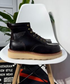 Red Wing Classic Moc-toe Boots 'Dark Brown'
