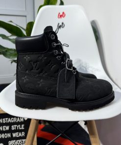 Timberland Luxury Pattern 6 Inch Waterproof Boot 'LV. Monogram Black'