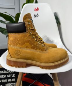 Timberland Luxury Pattern 6 Inch Waterproof Boot 'A Bathing Ape Wheat'
