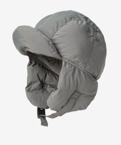 Insulated Padded Trapper Hat Ear Flaps & Visor 'Grey'