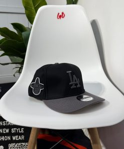 New Era 9FORTY A-Frame Los Angeles Dodgers Snapback Cap 'Black/Gray'