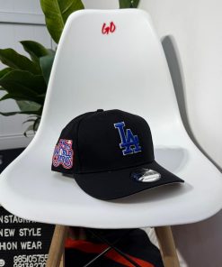 New Era Los Angeles Dodgers 9FORTY Snapback Black World Series Side Patch