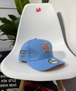 New Era Detroit Tigers Pastel 9FORTY Snapback Sky Blue/Peach Edition