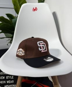 New Era 59FIFTY San Diego Padres 50th Anniversary Fitted Snapback Cap Brown/Black