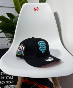 New Era San Francisco Giants 9FORTY A-Frame Tiffany/Black Pink Snapback Cap