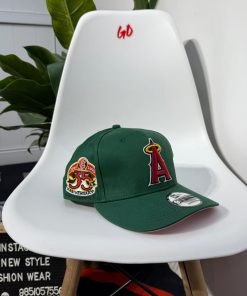 New Era 9FORTY A-Frame MLB Anaheim Angels 35th Anniversary Snapback Cap 'Dark Green'