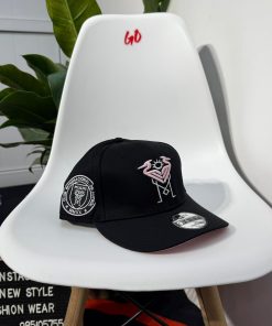 New Era Inter Miami Black Pink Edition 9Forty A-Frame Snapback Cap