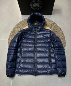 Canada Goose Men's Crofton Hooded Puffer Jacket 'Glossy Blue'