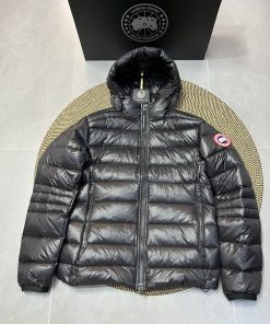 Canada Goose Men's Crofton Hooded Puffer Jacket 'Black'