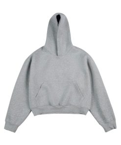 Heavy Hood Washed Cotton Hoodie 'Grey'