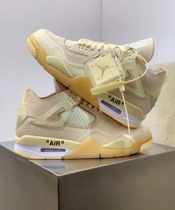 Jordan-4 Retro Off-White 'Sail'