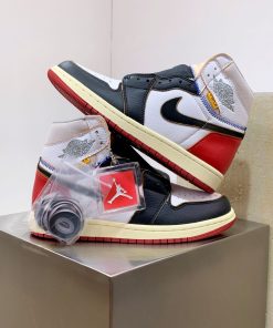 Jordan-1 Retro High x Union LA 'Black Toe'