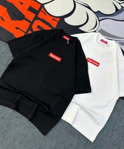 Supreme x Maison Margiela Box Logo Tshirt-Half 'Black'