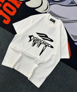Balenciaga 3B Liquefied Oversized T-Shirt 'White'