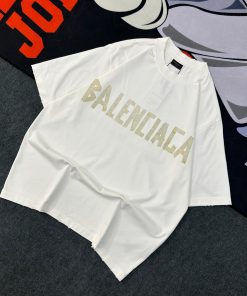 Balenciaga Tape Type T-Shirt 'White'