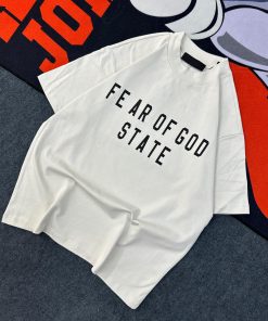 Fear of God State Tshirt-Half 'Cream'