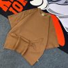 Classic Round Neck Plain T-Shirt 'Coffee'