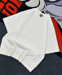 Classic Round Neck Plain T-Shirt 'White'