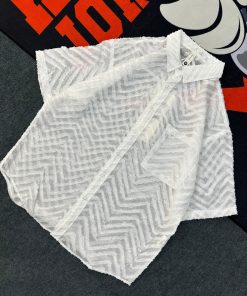 Patterned Casual Summer Shirt 'White'