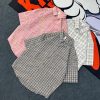 Summer Plaid Short Sleeve Shirt's