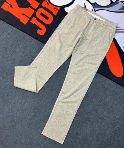 Classic Linen Straight-Fit Pant 'Cream'