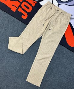 Linen Regular-Fit Pant 'Beige'