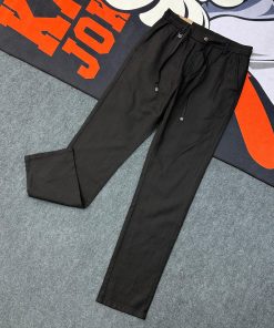 Linen Regular-Fit Pant 'Black'