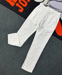 Coastal Breeze Linen Pant 'White'