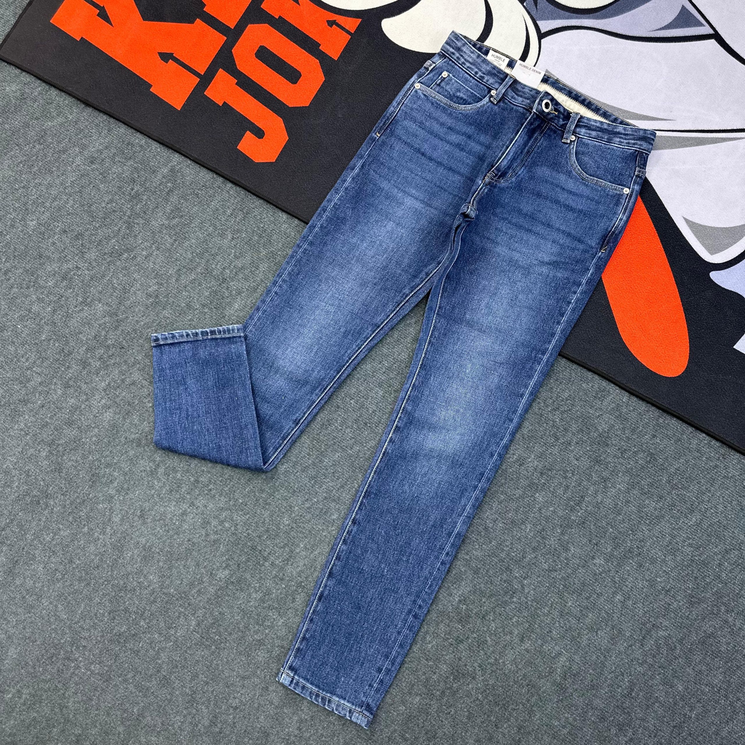Skinny-fit Deep-Blue Denim Jeans-Pant