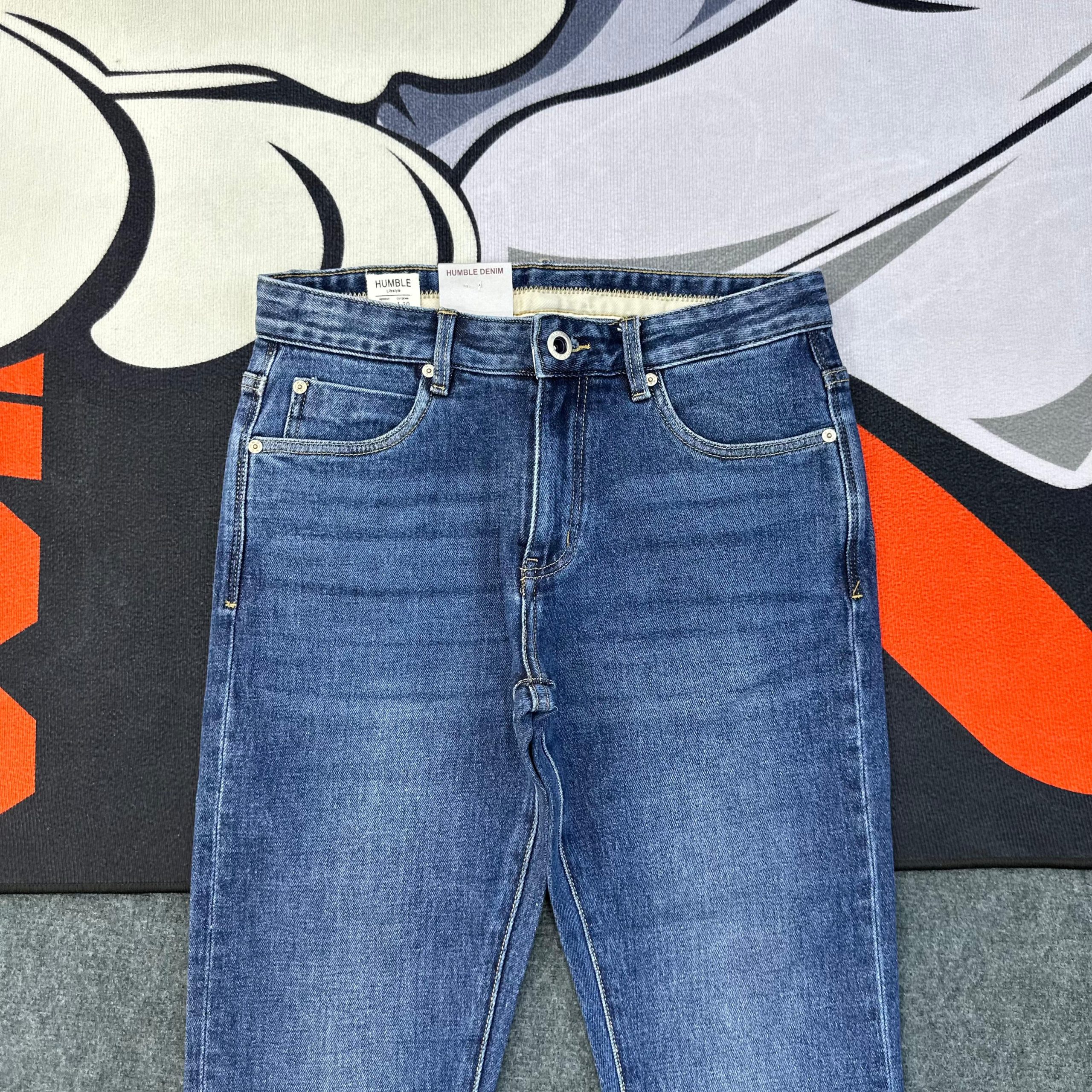 Skinny-fit Deep-Blue Denim Jeans-Pant - Image 2