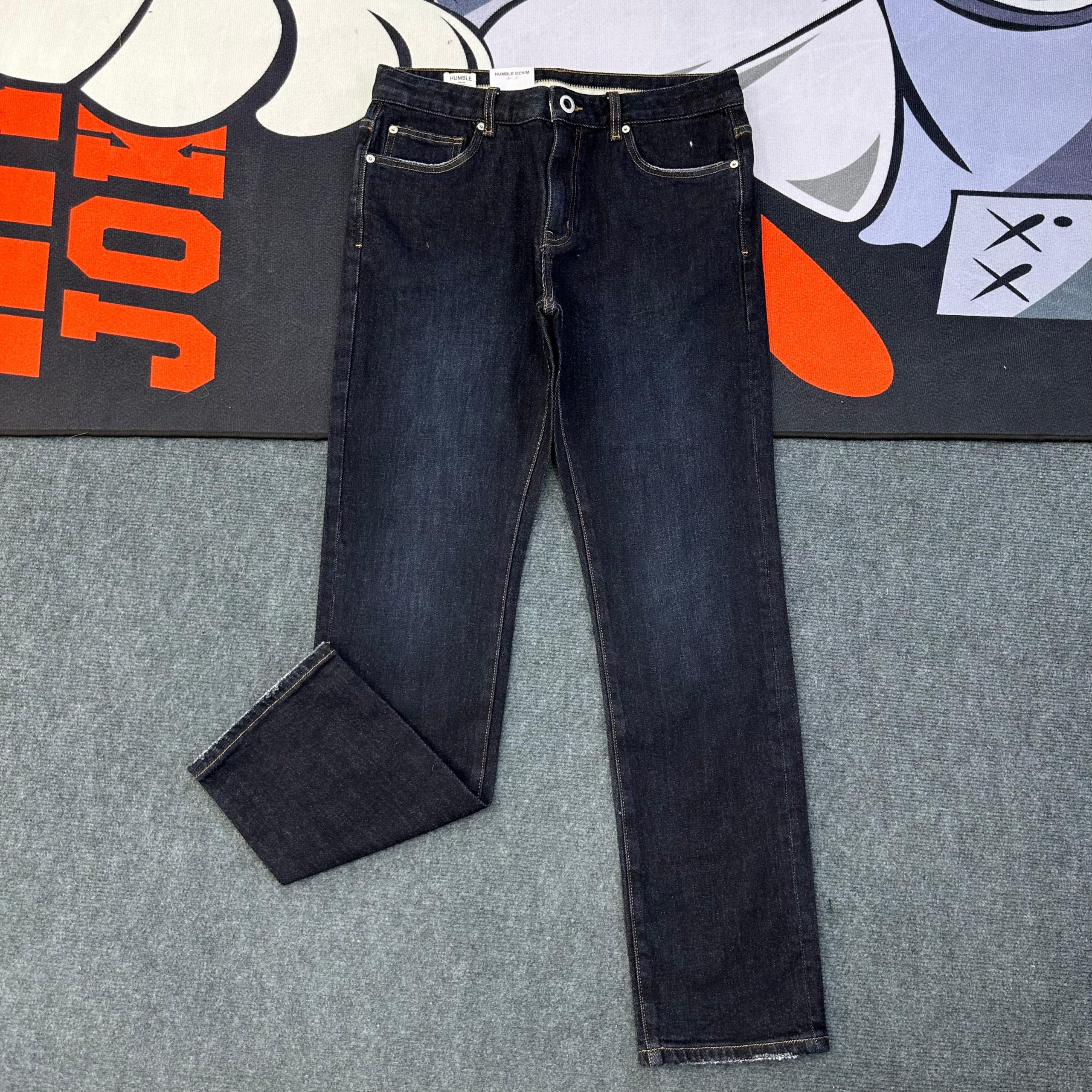 Straight-fit Denim Jeans-Pant 'Dark Wash Blue' - Image 5