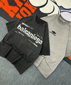 Balenciaga Vintage Tshirt-Half 'Vintage Grey'