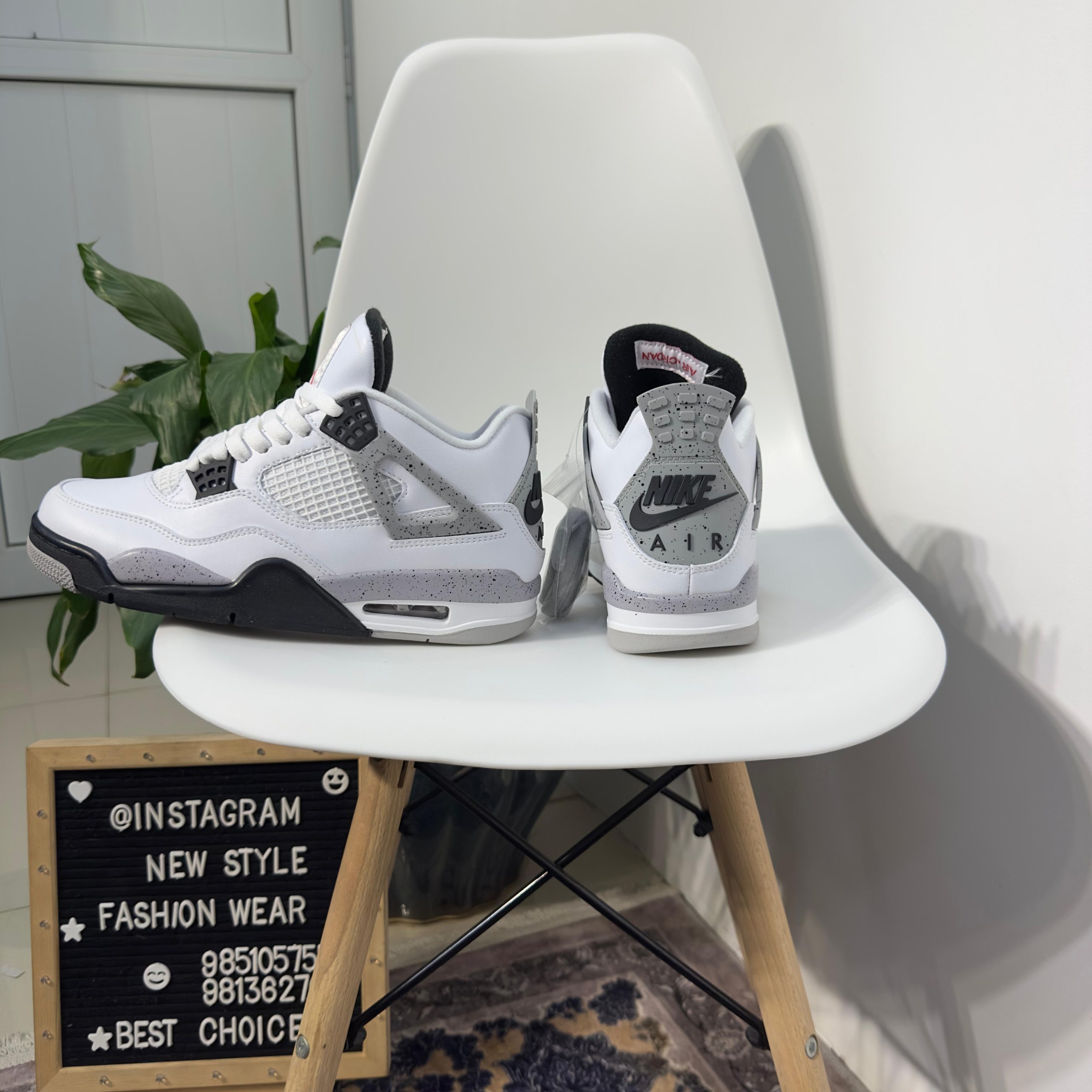 Jordan-4 Retro 'White Cement' - Image 5