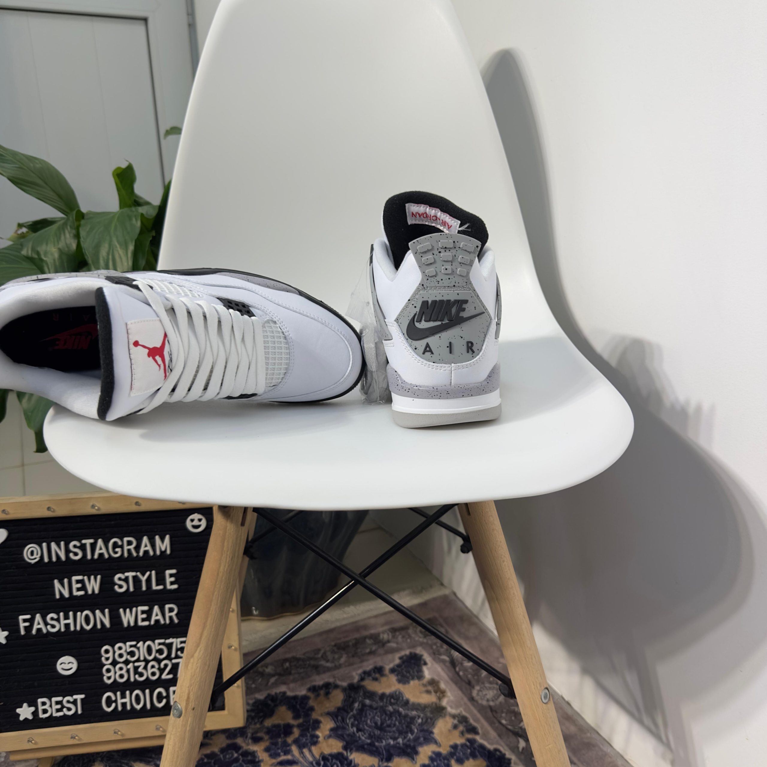 Jordan-4 Retro 'White Cement' - Image 8
